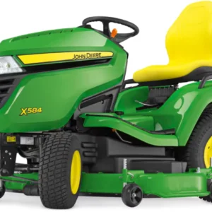 John Deere Rasentraktor X584 mit 137 cm Accel Deep Mähwerk - Modell 2025