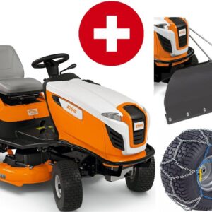 STIHL Rasentraktor RT 5097 Winterpaket mit Schneeschild und Schneeketten - Modell 2025