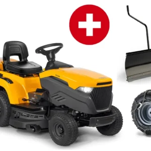 Stiga Rasentraktor Estate 598 - Winterpaket mit Schneeschild und Schneeketten